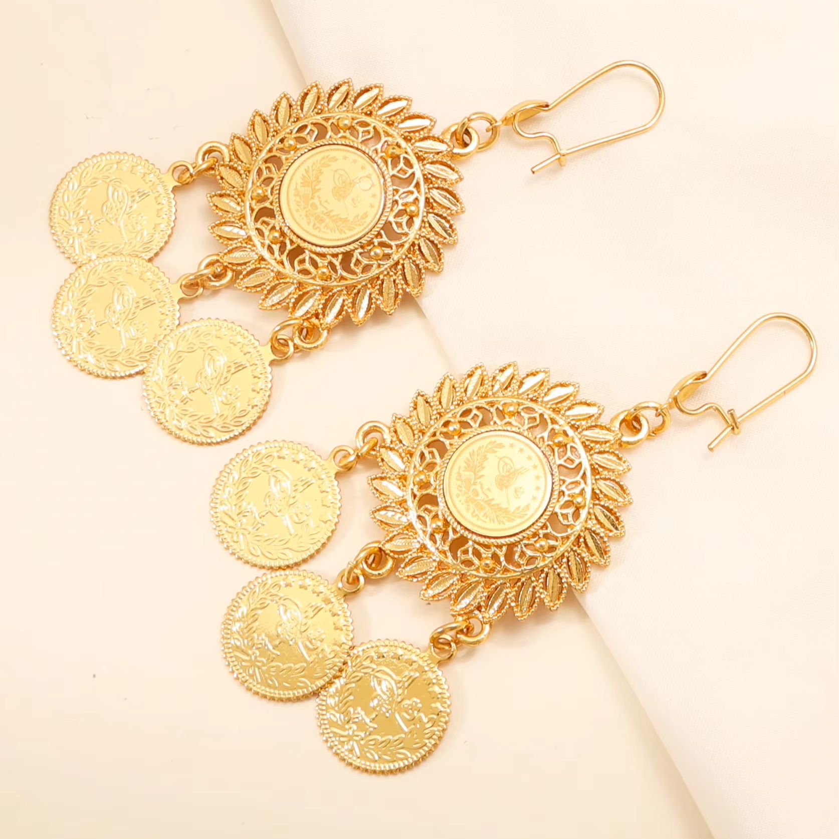 Ethnic Fashion Co In - KDE Vintage Boho Ethnic Floral Earrings,