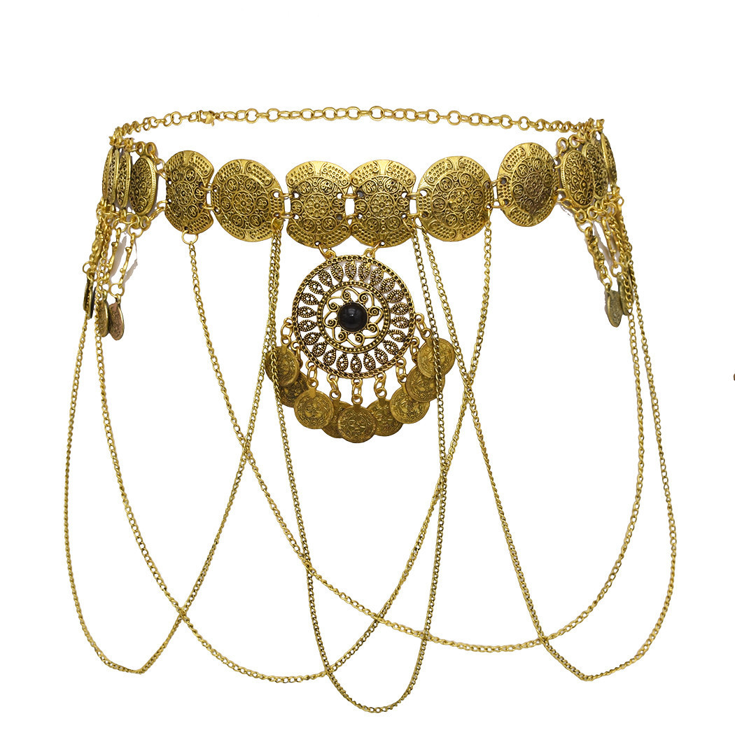 Ethnic Fashion Co In - Vintage Bohemian Ethnic Hollow Circular Coin