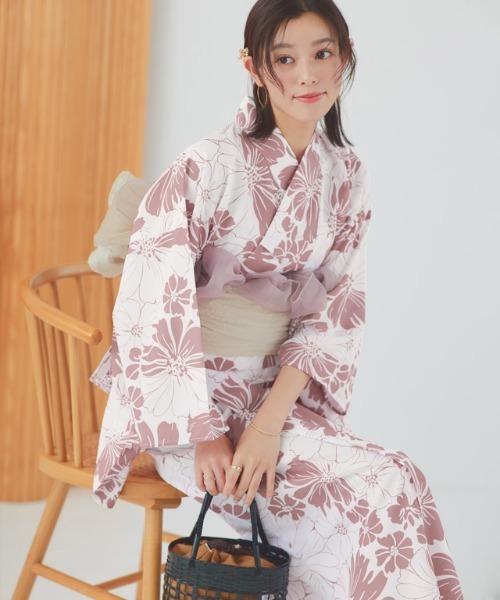 Ethnic Fashion Dress - Traditional Yukata Kimono Cotton Linen Material