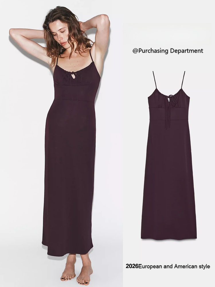 Summer New round Neck Slit Mid - огляд і ціна Ethnic Fashion Dress