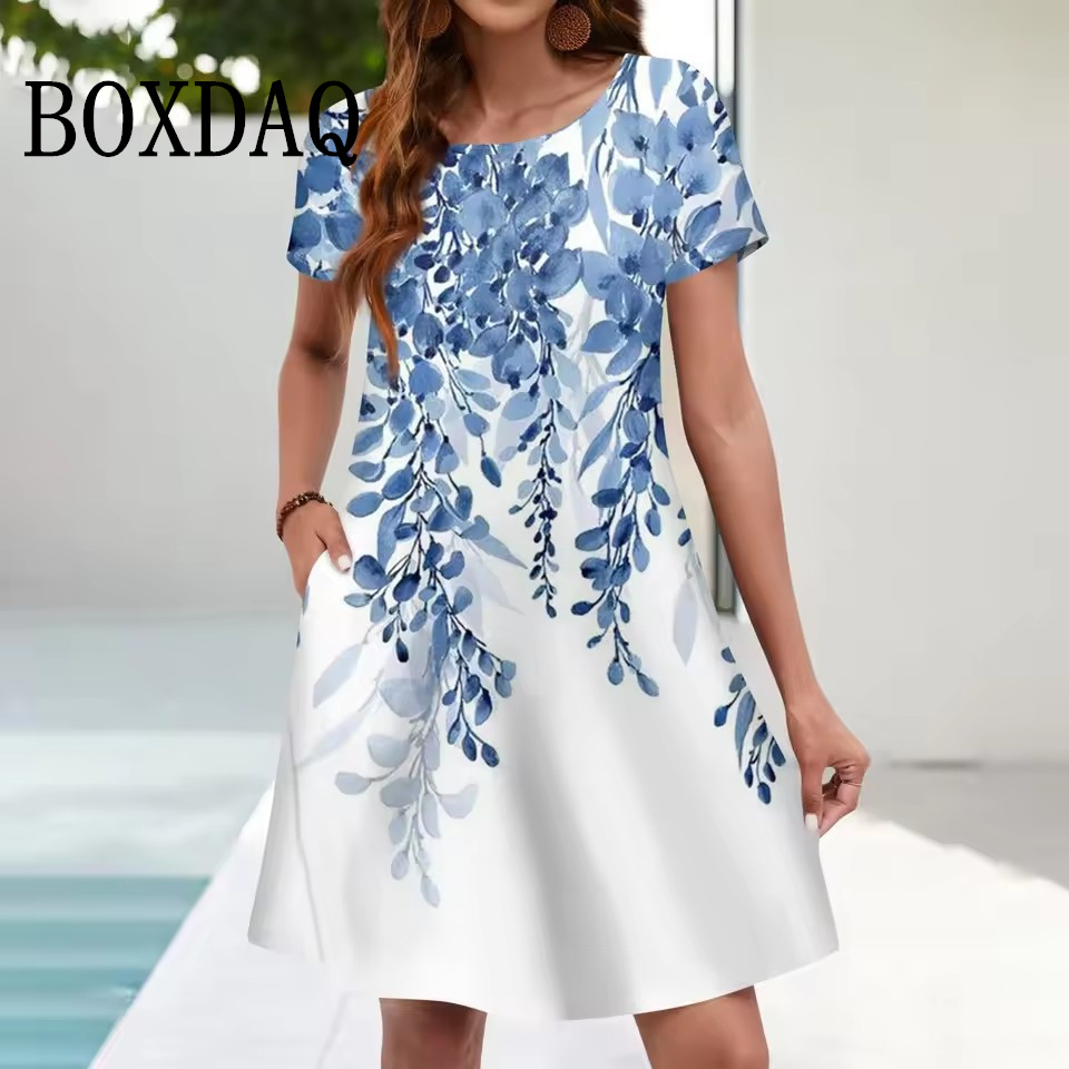 Women'S Casual Sundress Loose  - огляд і ціна Ethnic Fashion Dress