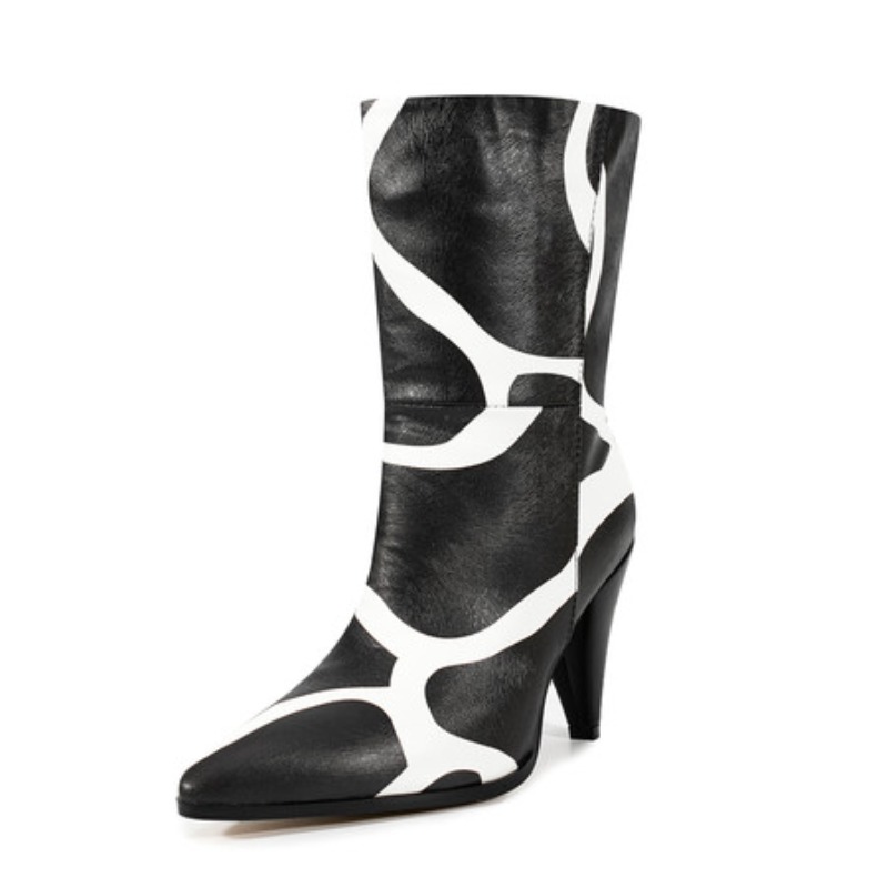 Bicolor Spike Heels Pull On Fa - огляд і ціна Ethnic Fashion Runway