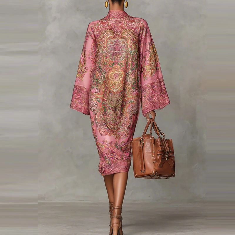 Horn sleeve loose casual holid - огляд і ціна Ethnic Fashion Runway