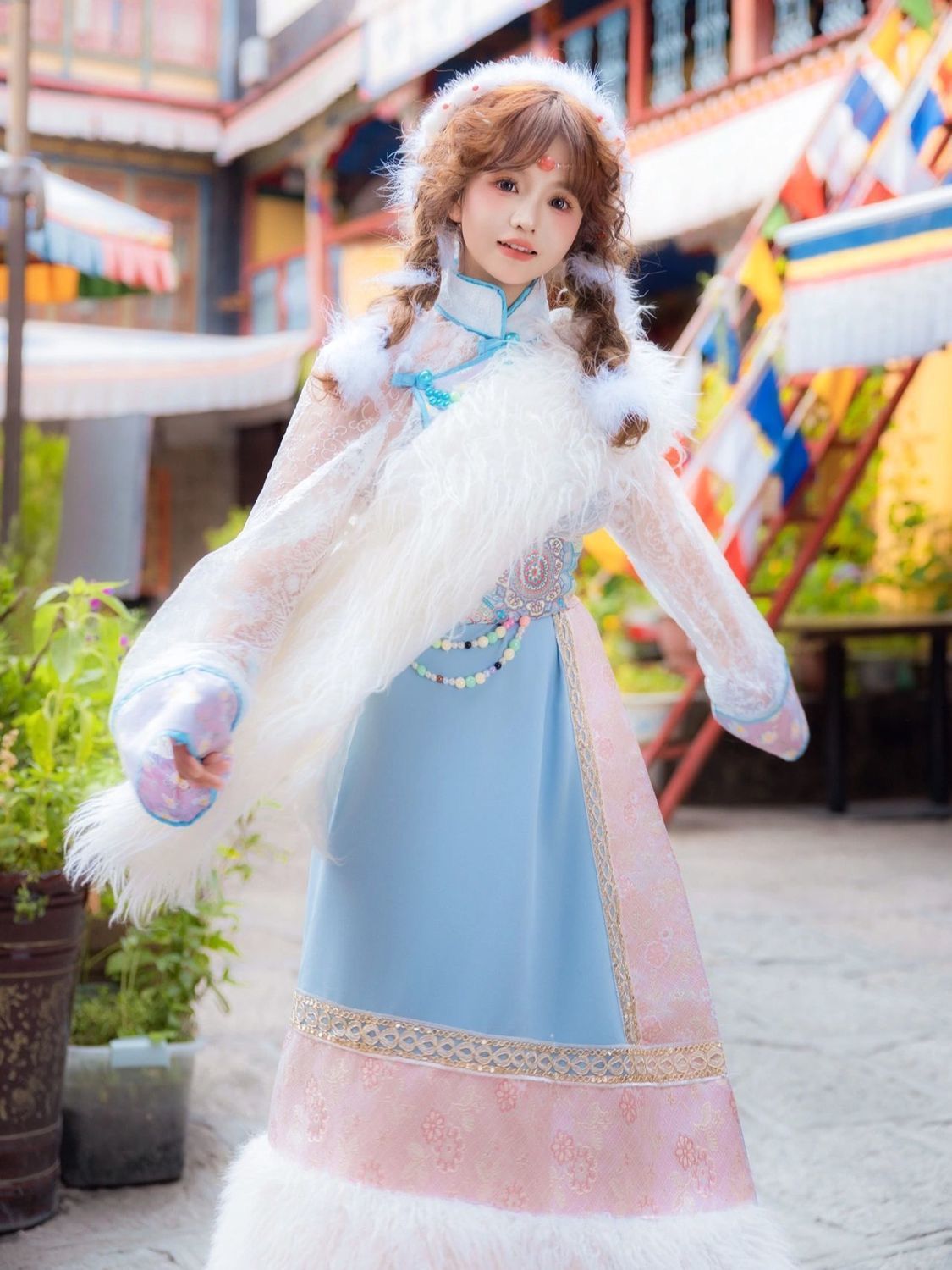 Tibetan Costume Women's New St - огляд і ціна Ethnic Fashion Dress