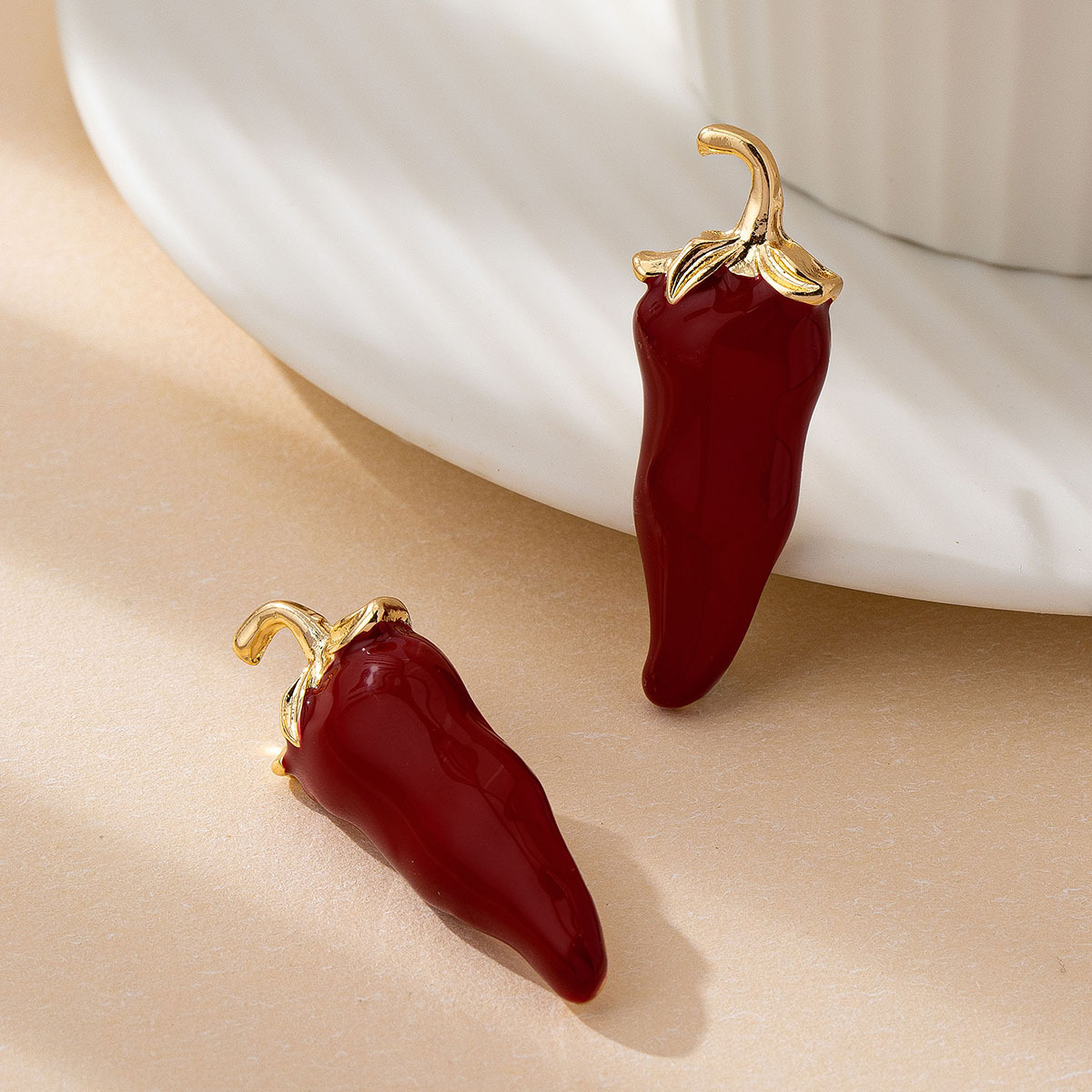 Quirky Chili Stud Earrings Wom - огляд і ціна Ethnic Chic Fashion