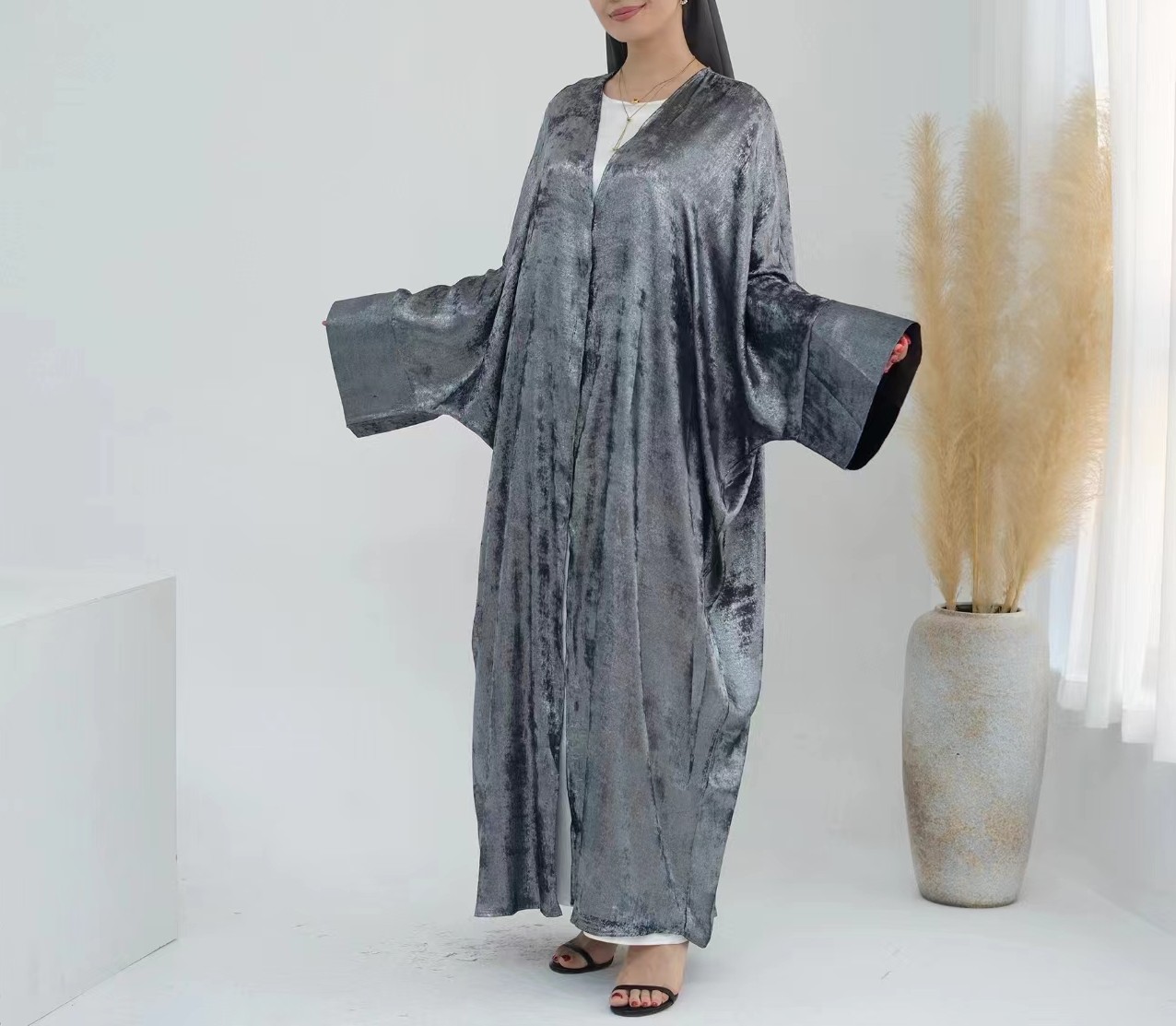 Fashionable Patchwork Open Car - огляд і ціна Ethnic Fashion Dress